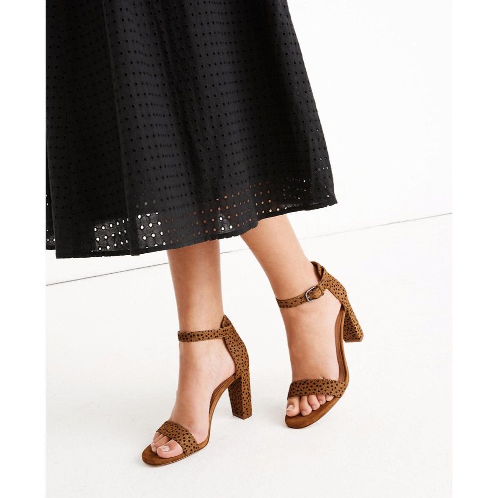 Madewell The Brooke Ankle-Strap Sandal Sz 7 $138